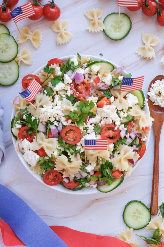4th of July Pasta Salad