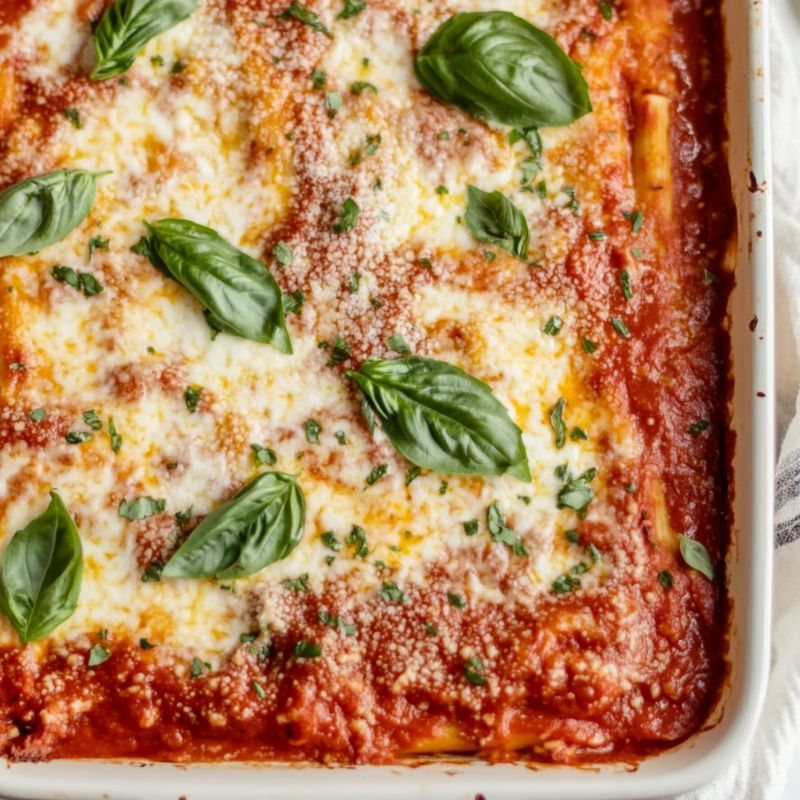 Dump-and-Bake Classic Baked Ziti