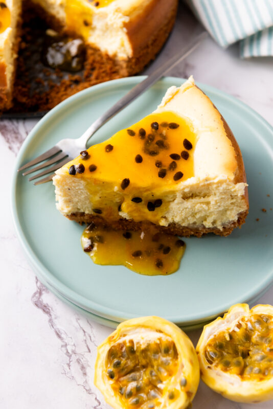 Homemade Passion Fruit Cheesecake Recipe