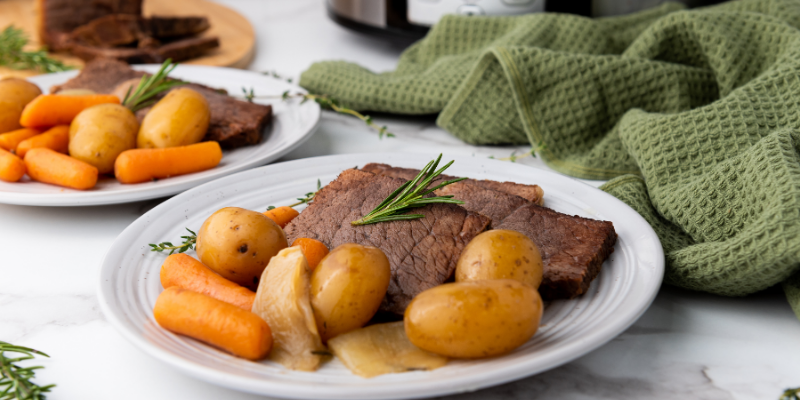 One-Pot Family Dinner: Crockpot Rump Roast with Root Vegetables