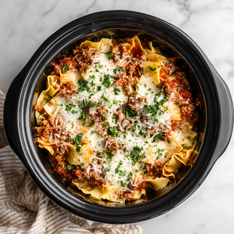Crockpot Lasagna