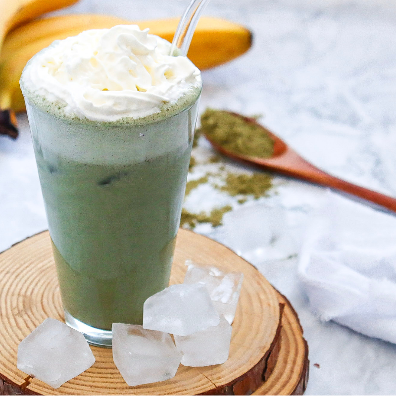 Healthier Green Tea Frappuccino (Starbucks Inspired)
