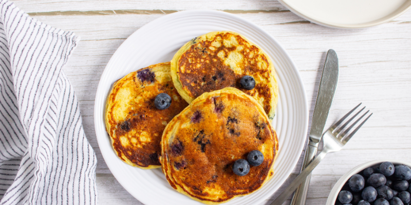 How to Make Protein-Packed Cottage Cheese Blueberry Pancakes