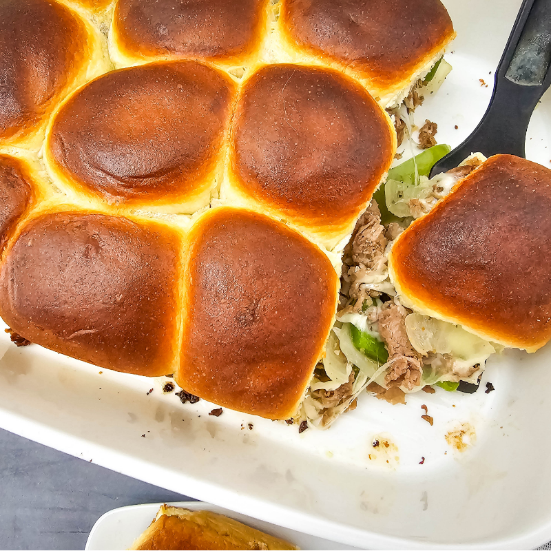 Philly Cheesesteak Sliders