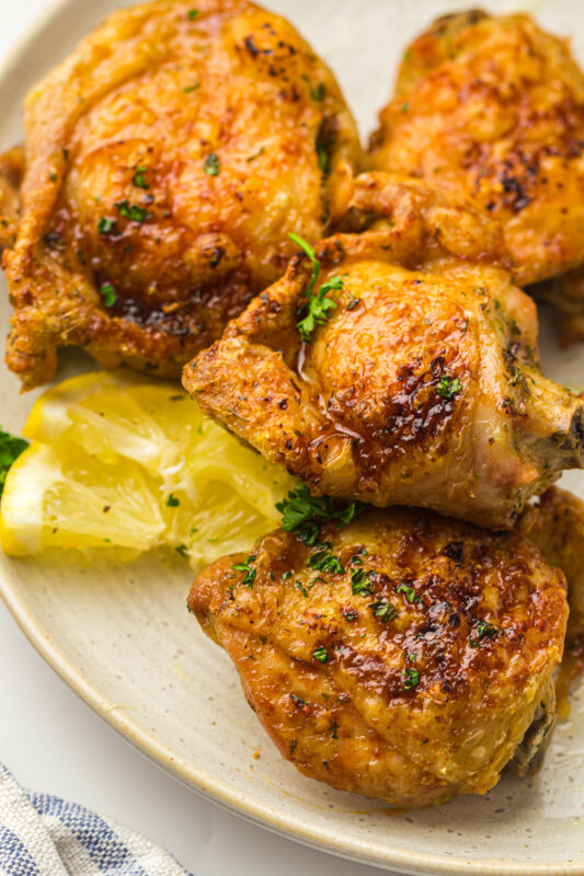Crispy Air Fryer Chicken Thighs