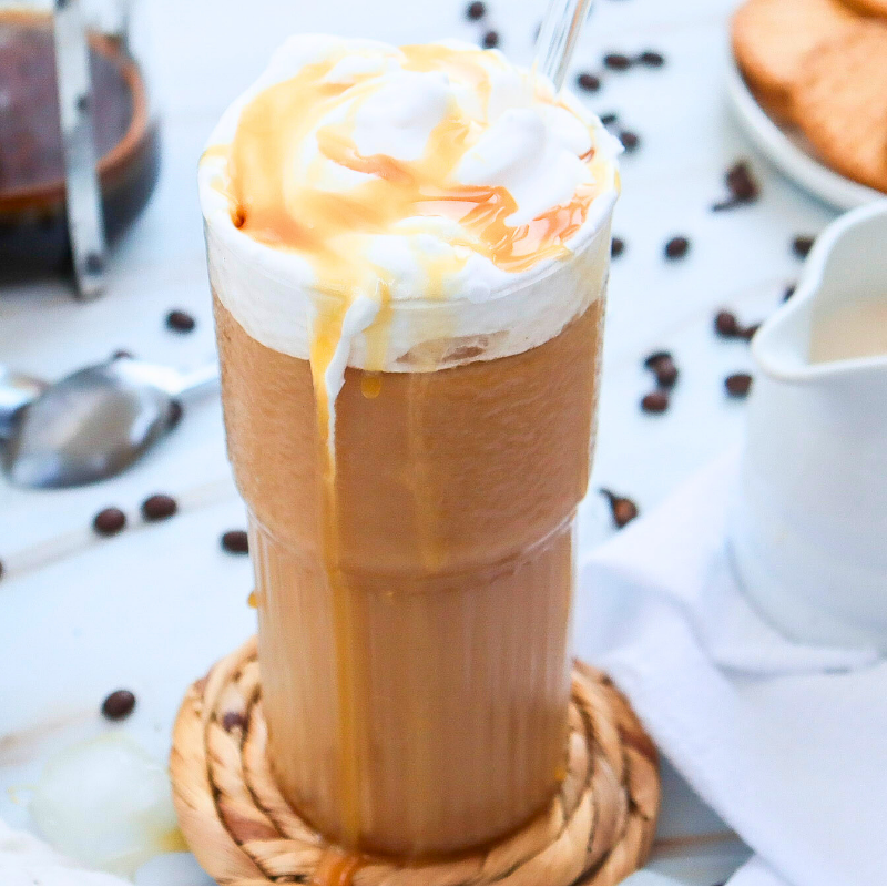 Caramel Iced Coffee (Inspired by Starbucks)