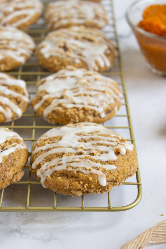 Pumpkin Latte Crumble Cookies