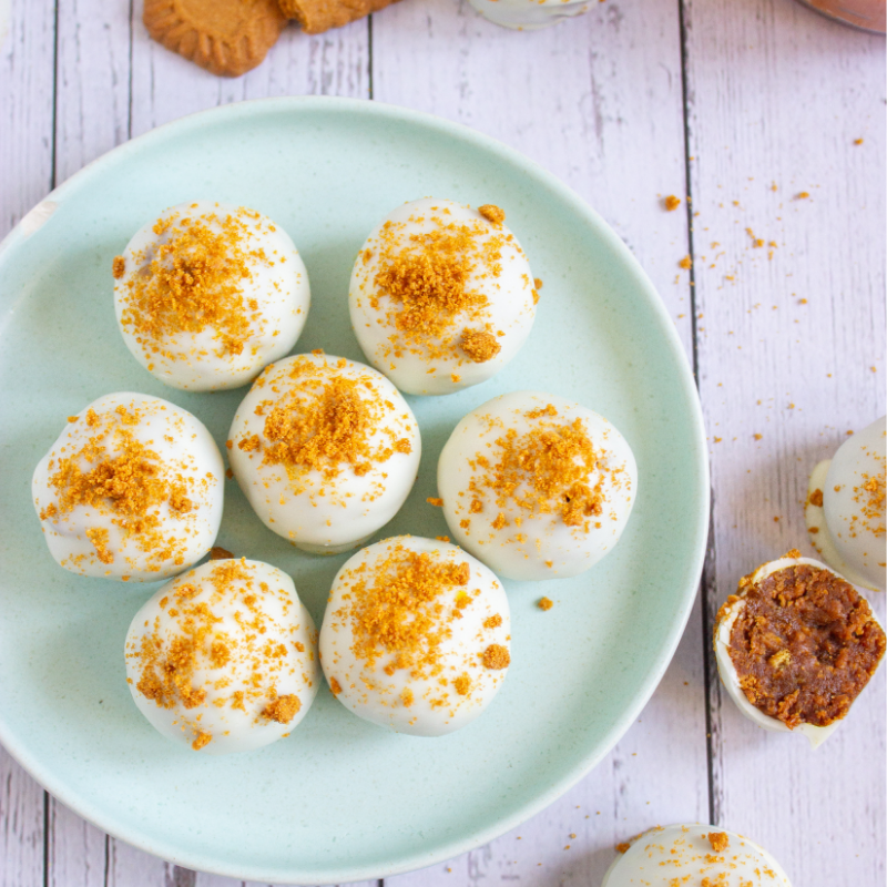 Pumpkin Biscoff Truffles