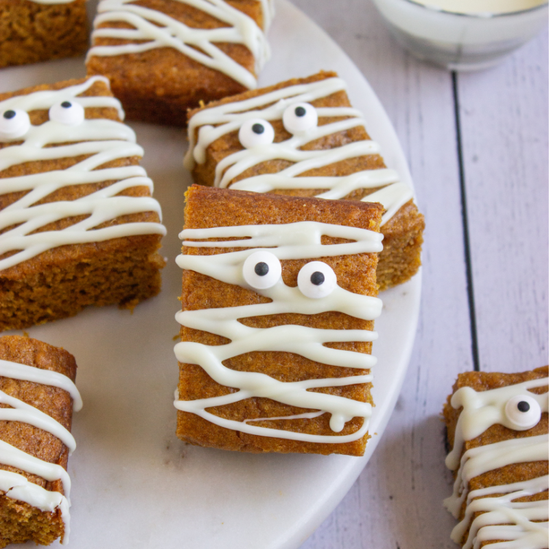 Pumpkin Blondie Mummies
