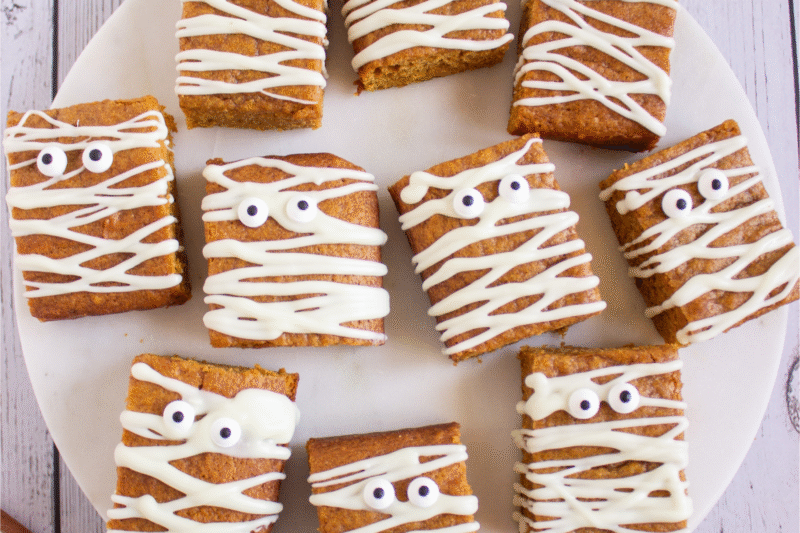 These Pumpkin Blondie Mummies Are Scarily Delicious