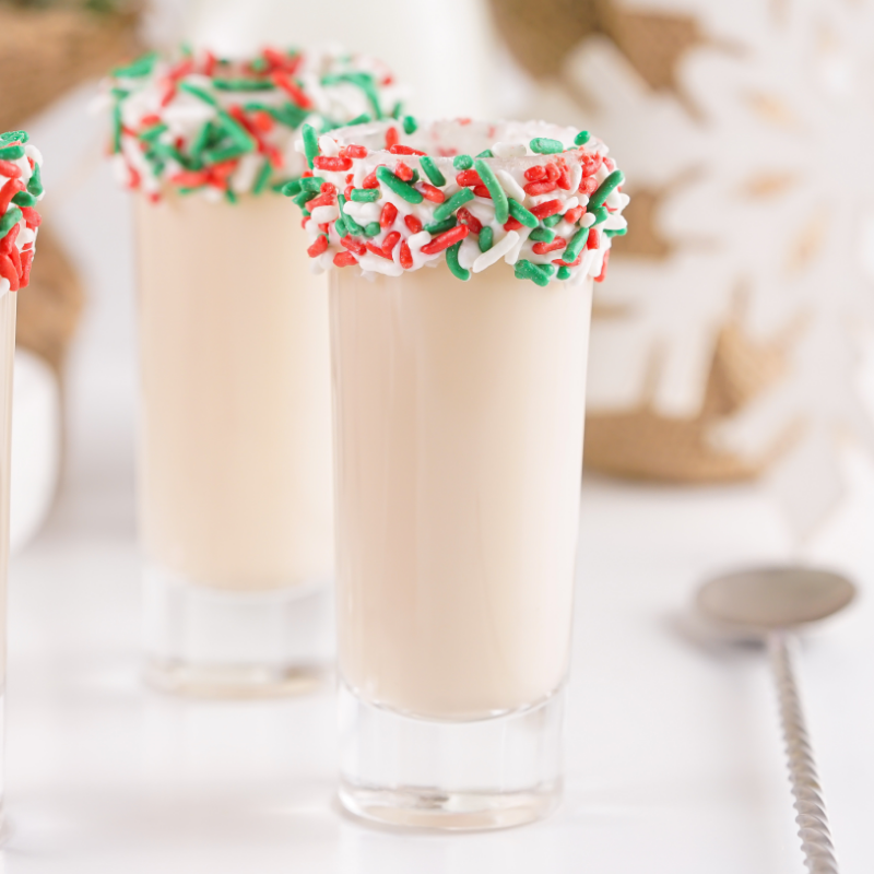 Christmas Sugar Cookie Shots