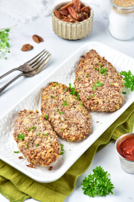 Air Fryer Pecan-Crusted Chicken