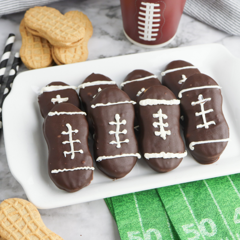Football Nutter Butter Cookies
