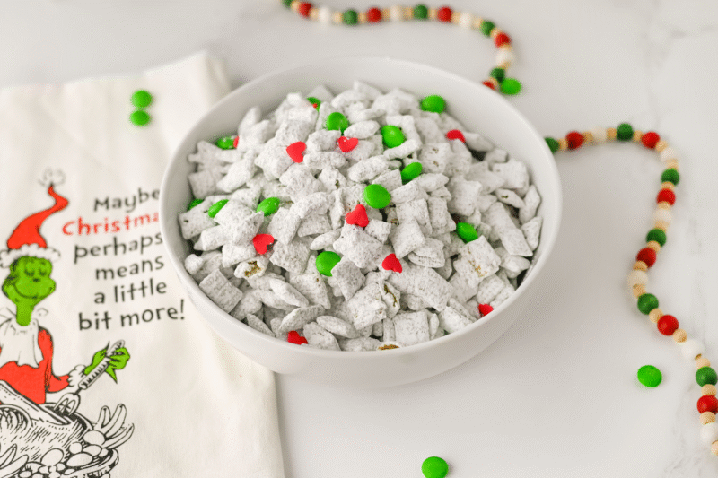 Grinch Muddy Buddies That Even the Grumpiest Will Love