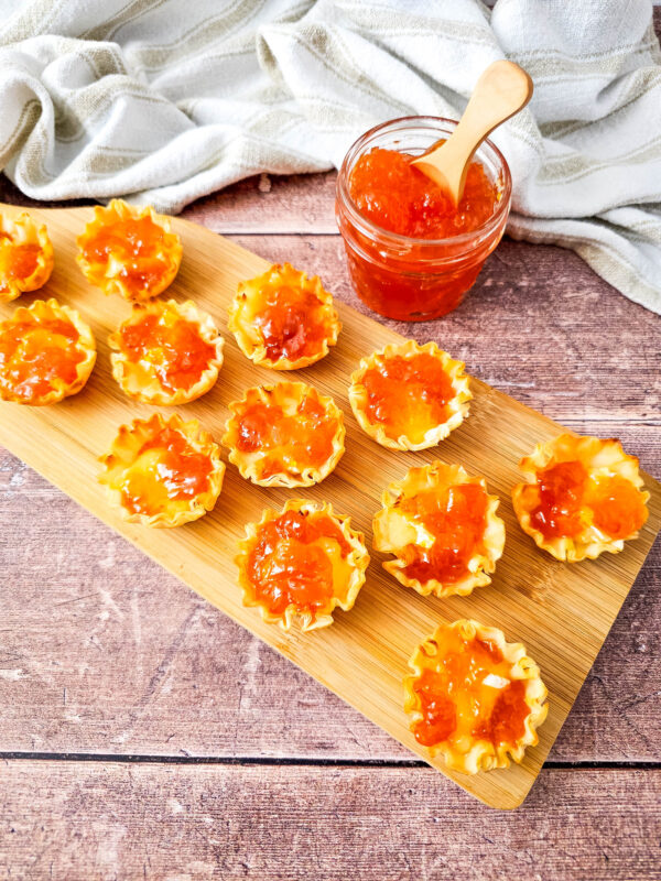 Mini Brie Phyllo Tarts