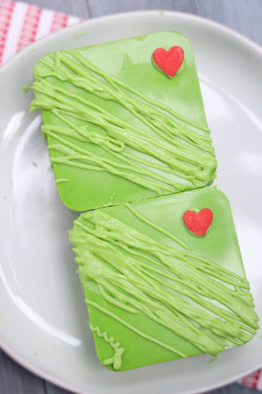 Grinch S’mores Bars