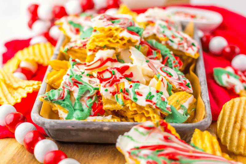 How to Make Christmas Potato Chip Crack (Easy Holiday Candy Recipe)