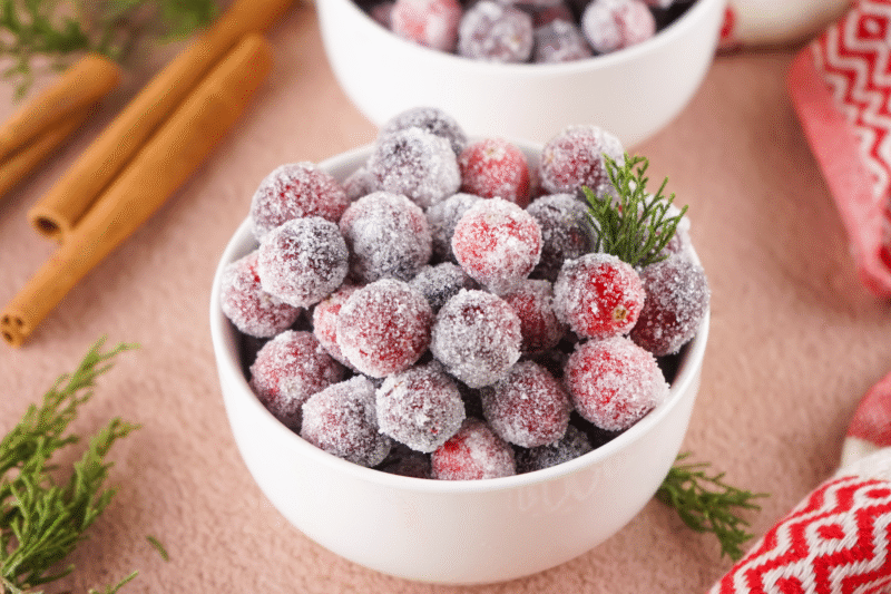 Sweet, Sparkly Sugared Cranberries You’ll Want on Everything