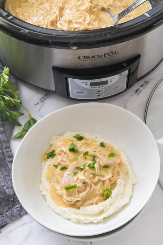 Crockpot Chicken and Gravy
