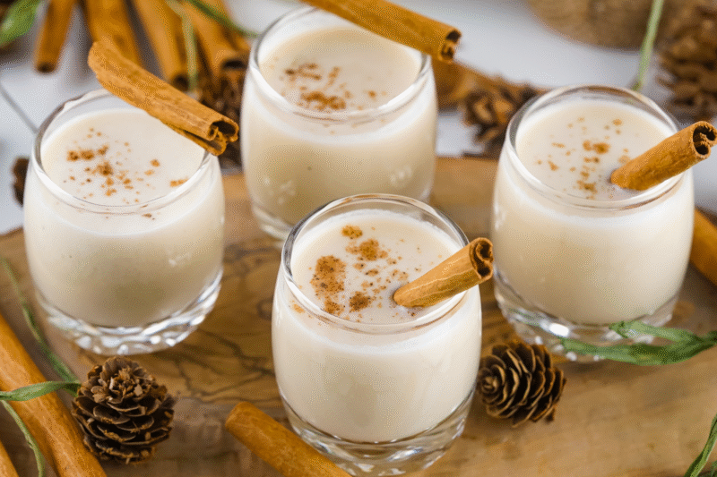 How to Make the Creamiest Eggnog Shots in Minutes