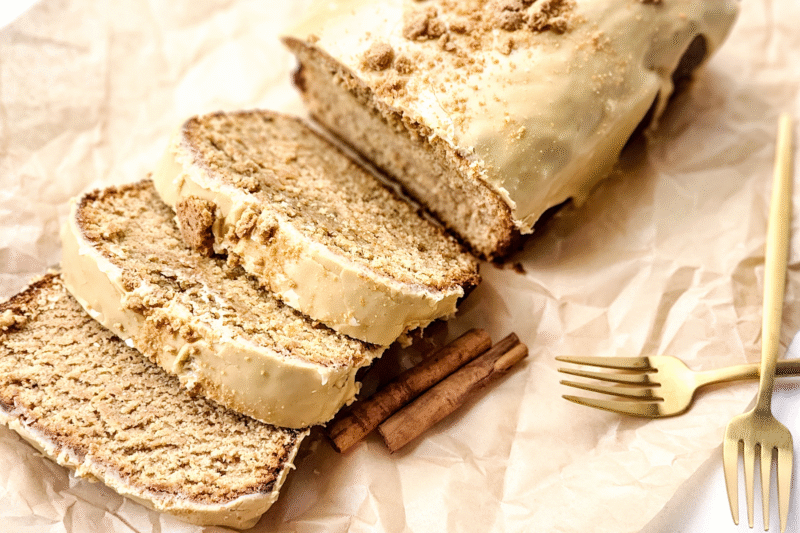 Old-Fashioned Ginger Pound Cake with Sweet Vanilla Glaze