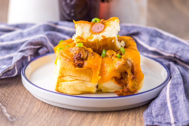 Loaded Chili Cheese Dog Sliders Perfect for Parties