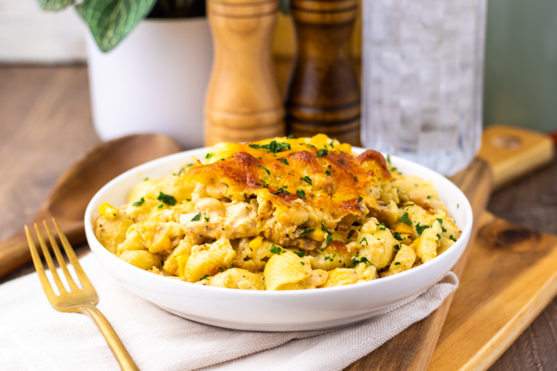 White Chicken Chili Mac & Cheese (The Ultimate Comfort Dinner)