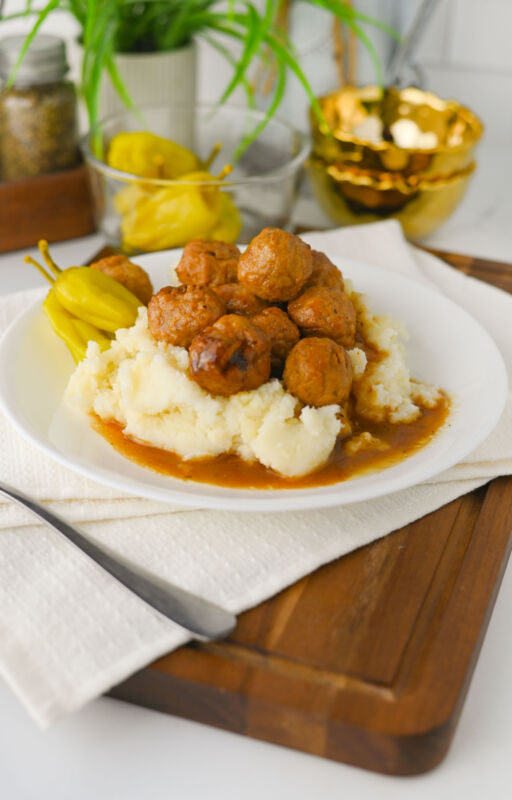 Crockpot Mississippi Meatballs