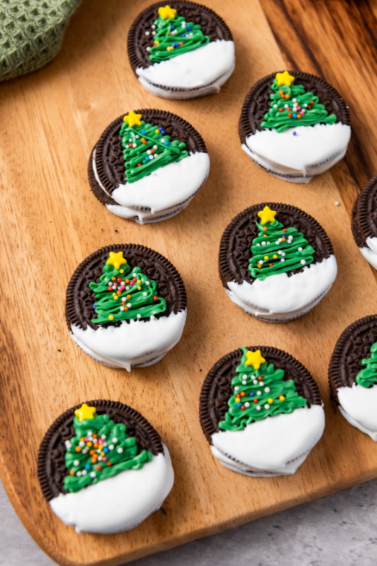 Christmas Tree Oreos