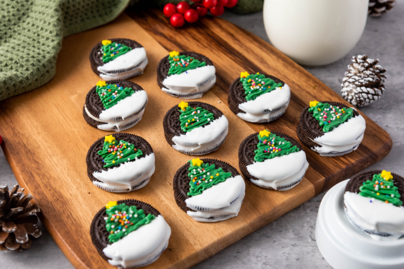 Christmas Tree Oreos