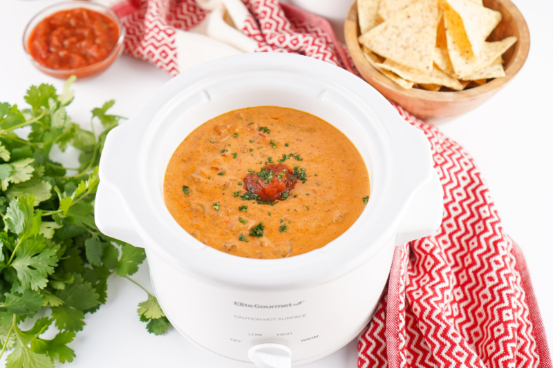Crockpot Taco Queso Dip