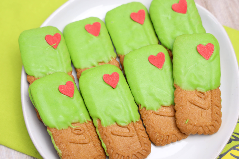 Grinch Biscoff Cookies