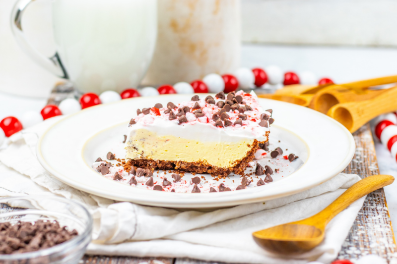 Peppermint Pudding Pie